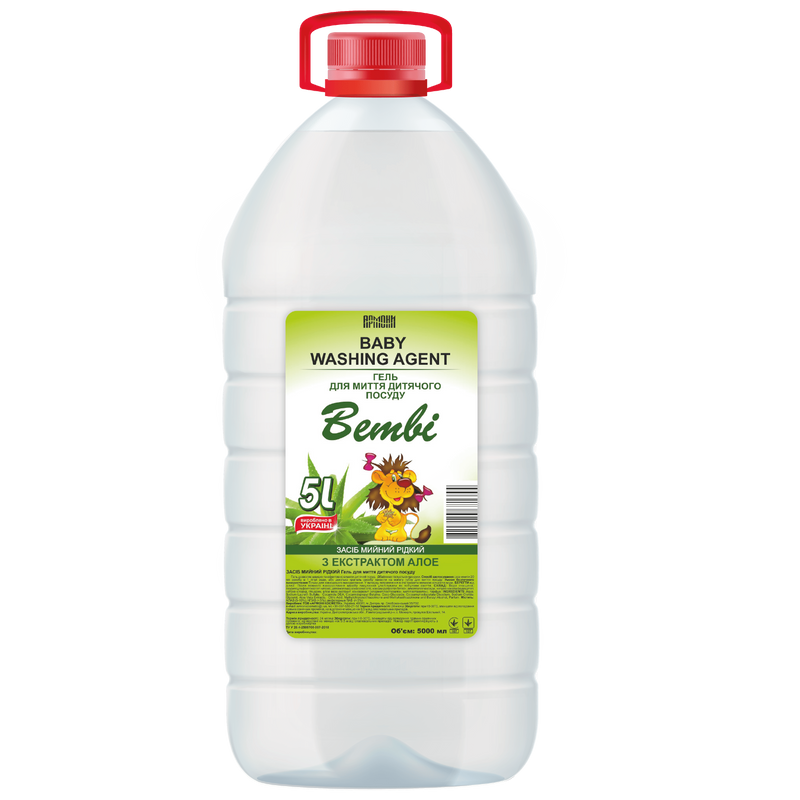 Гель для ручного миття посуду Армоні ТМ BEMBI, 5л